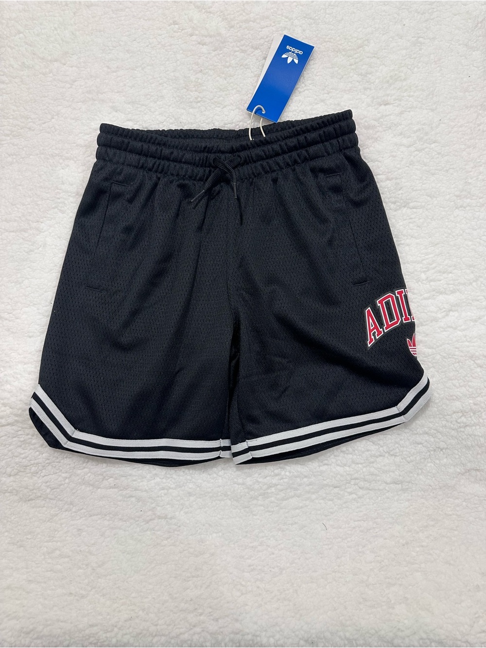 Boy’s Adidas Black Mesh Shorts